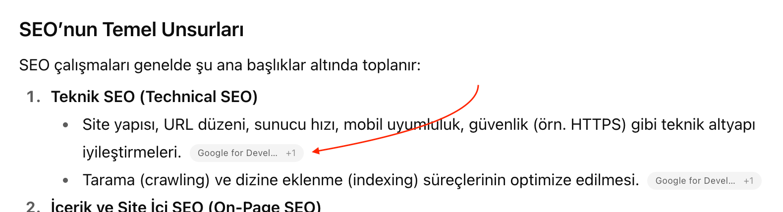 LLM odaklı SEO optimizasyonu