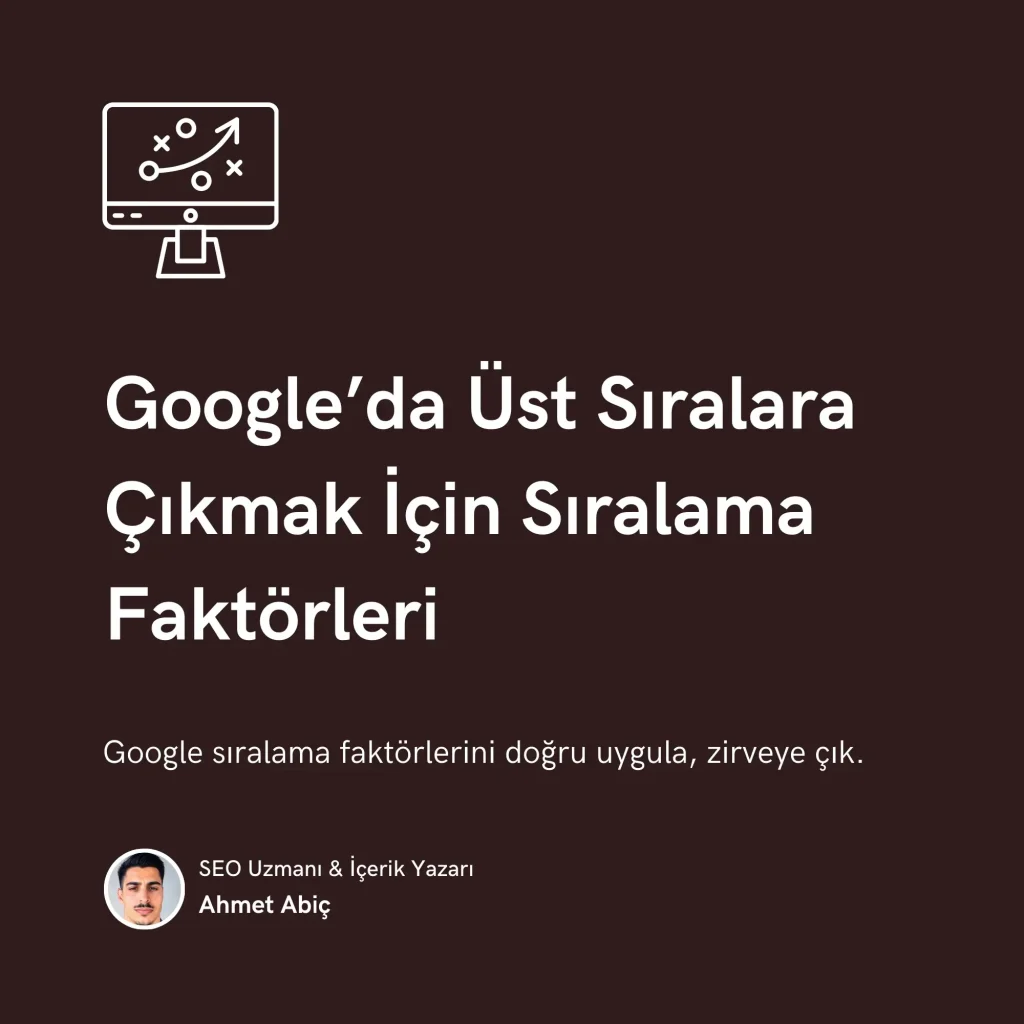 SEO Sıralama Faktörleri