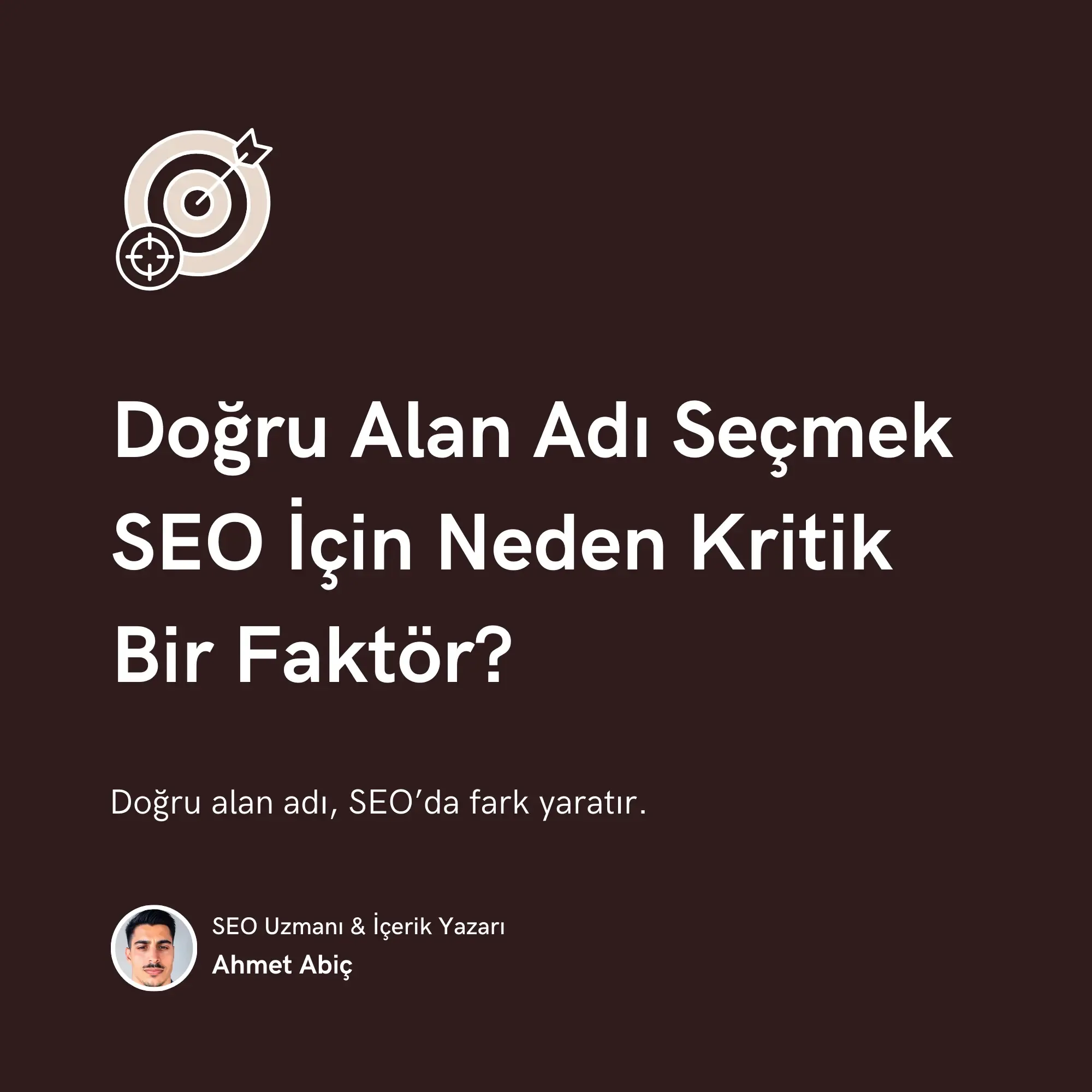 doğru alan adı seçmek