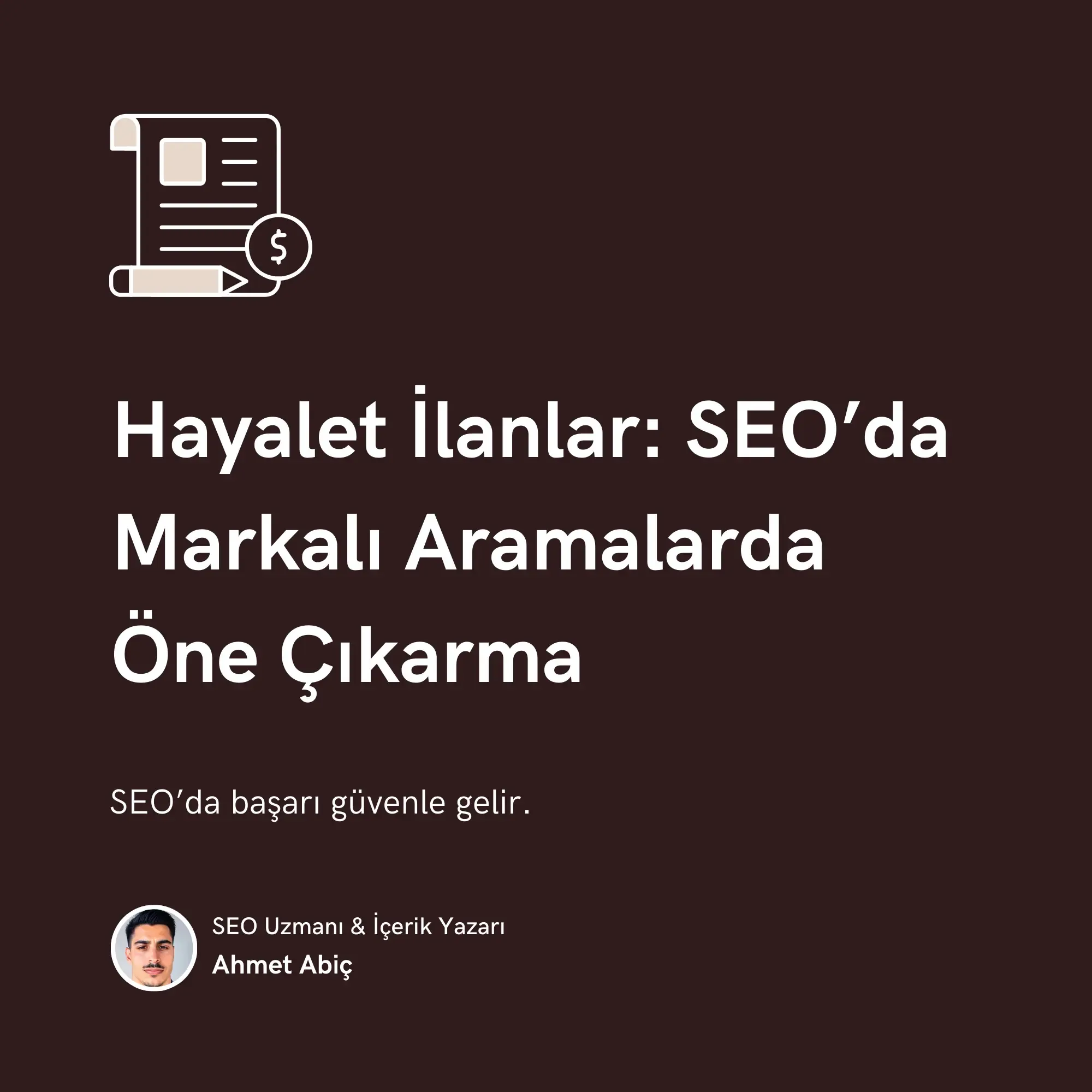 hayalet iş ilanları ve seo ilişkisi