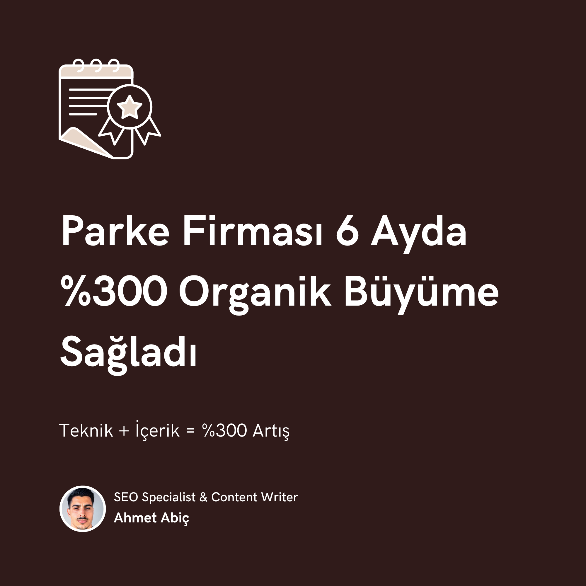 Parke Firması 6 Ayda 0 Organik Büyüme Sağladı