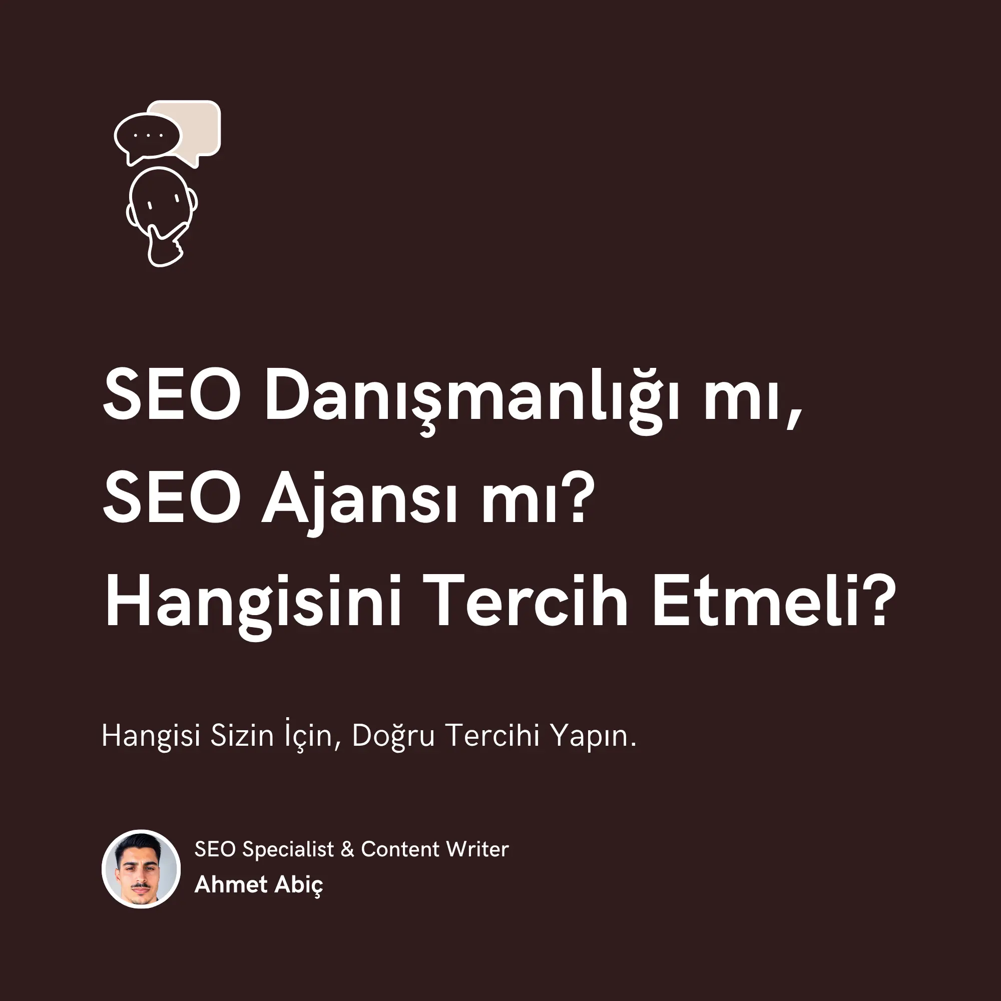 SEO Danışmanlığı mı, SEO Ajansı mı